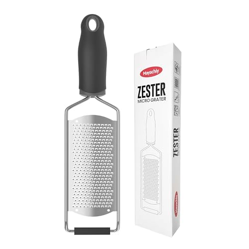 Cheese Grater, Lemon Zester, Fine Cheese Grater with Handle, Width 2.5 inch