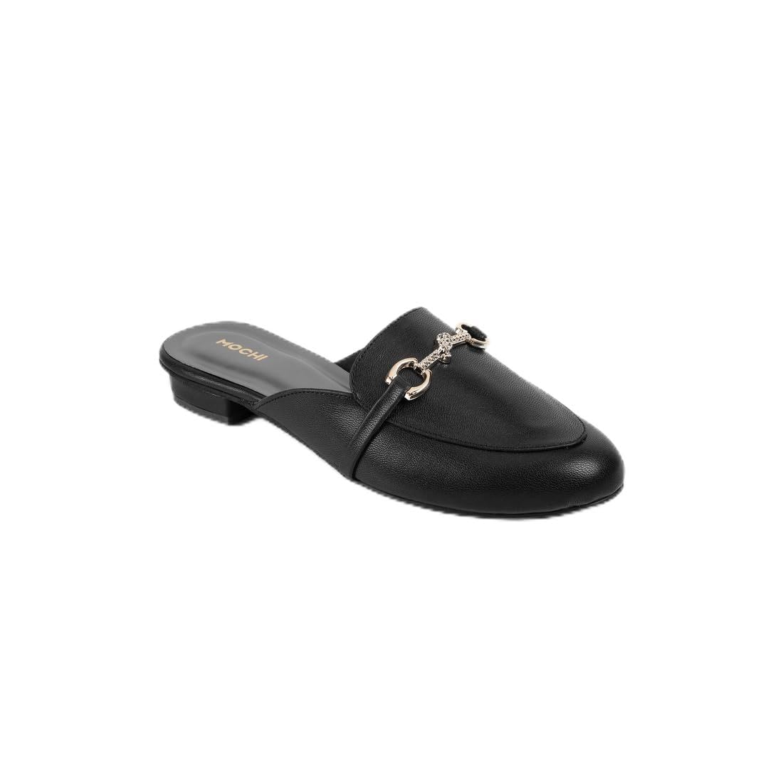 mochi Women's Black Synthetic Casual - Flats-picture-56