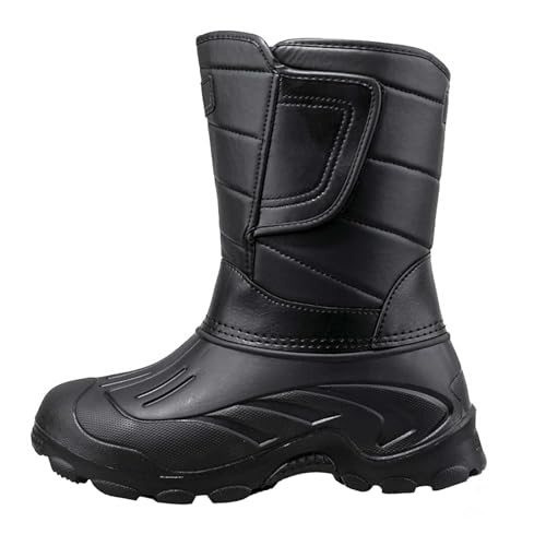 Zapatos Para Hombre Sin Cordones Zapatos Vadeadores Transpirables Ligero Antideslizante Zapatos Cómodos Zapatos de Hombre Zapatillas Altas, Negro , 44 EU