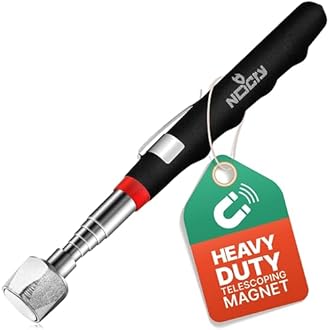 NoCry Telescoping Magnetic Pickup Tool — 25 lb Pull Force (Extends to 30 in)