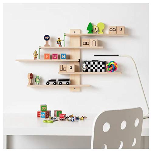 IKEA LUSTIGT Modular Wooden Wall Shelf #TOP27