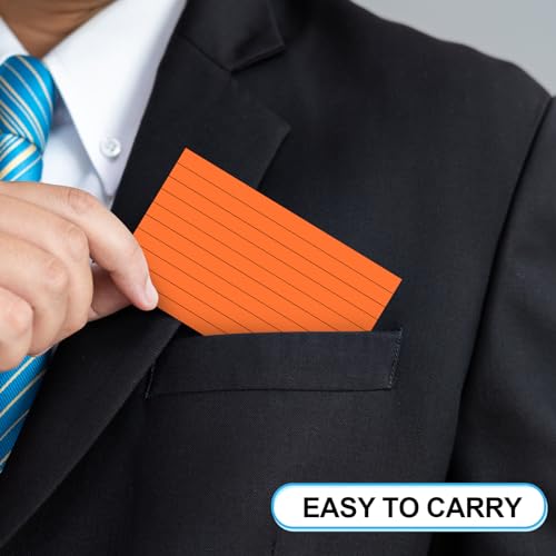 image for Utron 248 Sheets Colored Index Cards 3x5, Double-Sided Blank Notes Fla