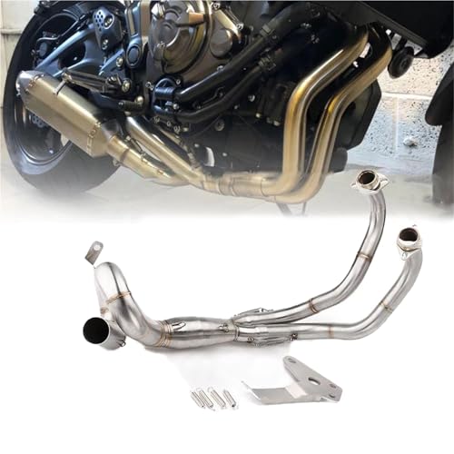 Ligne d'échappement complète Yamaha MT07 collecteur moto XSR 700 Tracer 2015-2024