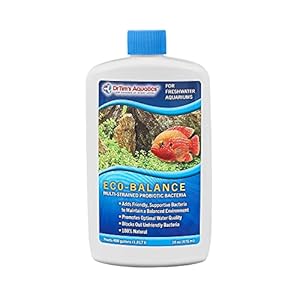 DrTim’s Aquatics Freshwater Eco-Balance Probiotic Solution – for Freshwater Fish Tanks, Aquariums – Block Unfriendly Organisms, Promote Optimal Water Quality – 100% Natural – 16 Oz.