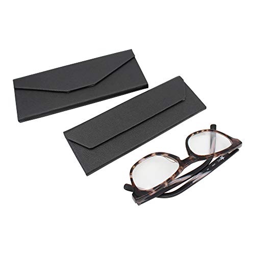 Image of Real Sic Glasses Case for Men and Women - Magnetic Folding Hard Shell Sunglass Holder - Inspired by Solid Color