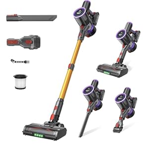 Cordless Stick Vacuum Cleaner: 500W...