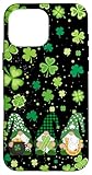 iPhone 16 Pro Max Irish Gnome Shamrock Clover Leaf Green Plaid St Patricks Day Case