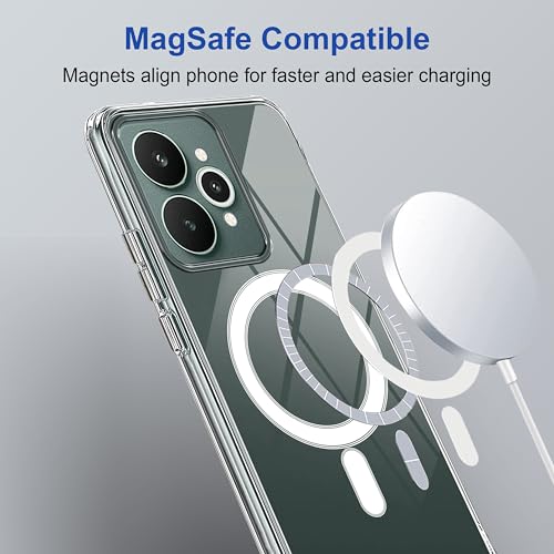 Image of Zapcase Back Case Cover for Realme 15 5G | Compatible for Realme 15 5G Back Cover | Compatible with MagSafe | Scratch-Resistant Back Cover | Clear
