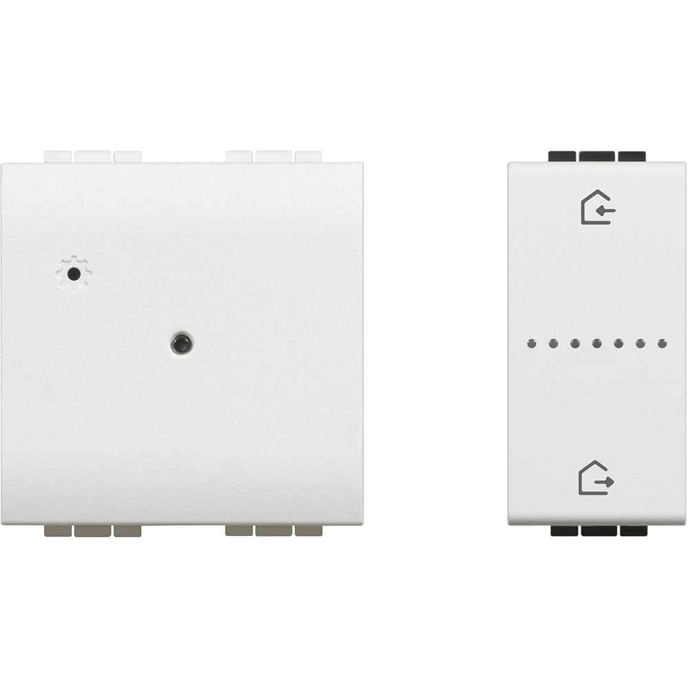 Bticino N4510C Gateway for Smart Light Control, Smart Shutters, Connected Sockets with App Home+Control or Voice + Scene Control Wireless Recessed In/Exit Built-In Included, Smart Home, LivingLight,