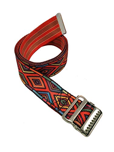 Gait Belt by LiftAid - Stylish Patient Walking and Transfer Belt with Metal