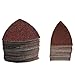 XXGO Oscillating Multi Tool Sanding Kit - 105 Pcs Including Triangle & Finger Sanding Pads, 100 Pcs Multi Tool Sandpaper for Wood