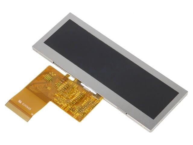Afficheur TFT 3.9 pouces DEM 480128A1 VMH-PW-N avec écran 480x128 pixels et éclairage LED intégré