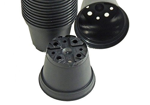 FUCHS Versand schnell. clever. gut. 20 STK. Pflanztopf aus Kunststoff Gärtnertopf Innentopf schwarz, Größe:7cm FUCHS Versand schnell. clever. gut. 20 STK. Pflanztopf aus Kunststoff Gärtnertopf Innentopf schwarz, Größe:7cm