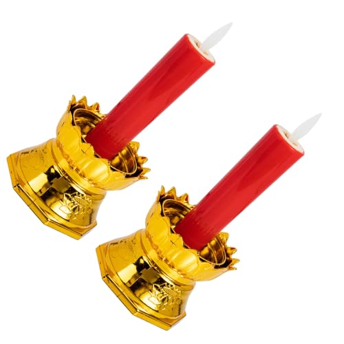 Lámparas de vela para decoración budista y ofrendas religiosas en packs de dos unidades