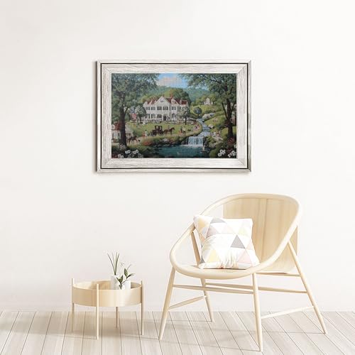 Puzzle de 1000 piezas para adultos – Rompecabezas estético de finca campestre para relajación, mindfulness, alivio de estrés, decoración del hogar y regalo miniatura 6