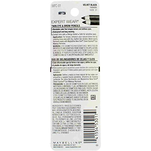 Maybelline Expert Wear Lápices para Cejas y Ojos Pack 6 miniatura 2