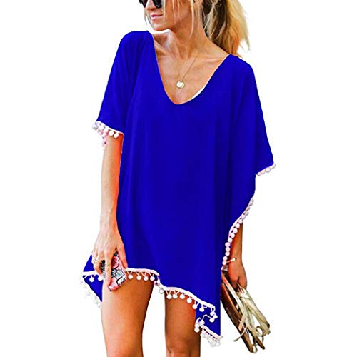 Mujer Pareos Playa Traje de Baño Vestido de la Playa Blusa de Gasa Verano Camisolas y Pareos Bikini Cover up Bañador Natacion Mujeres riou