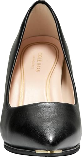 Cole Haan COLE HAAN WOMENS GRAND AMBITION PUMP (75MM), BLACK LEATHER, 8.5-B US