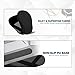 Hasinart Ergonomic Mouse Pad and Keyboard Wrist Rest with Massage Design, Space-Saving Mouse Pad Wrist Support, Memory Foam Wrist Rest with Non-Slip PU Base for Computer Desk, Black