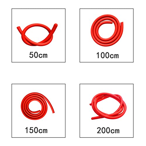Mangueira de enema, tubo de canto anal vermelho 50 cm de comprimento reutilizável antienvelhecimento