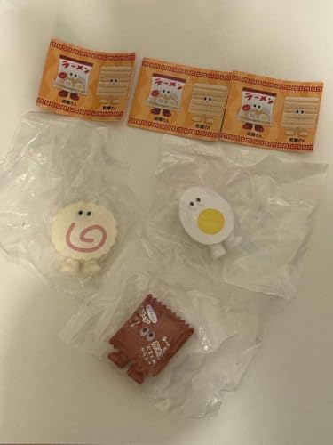 おれたち袋麺マスコットフィギュア×3