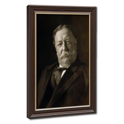 Impression sur toile William Howard Taft cadre suspendu déco murale salon 20x30