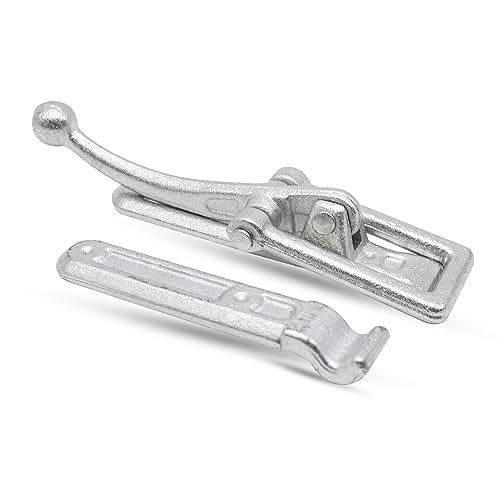 DOJA Barcelona | Cierre Cartola | Pequeño | Acero Zincado | Pack 1+1 | Cierre con Uña | Cerradura...