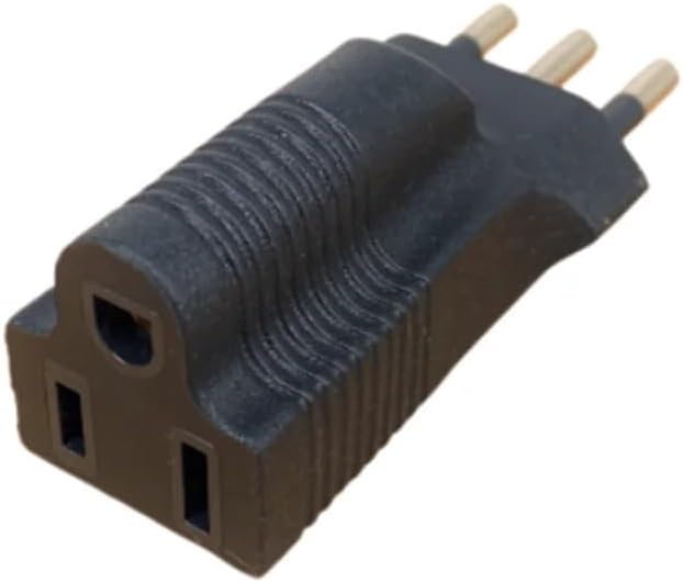 1PCS Italy Male Plug To USA AC Nema 5-15R Female Power Adapter US 3 Prong To Italy Travel Plug Connector