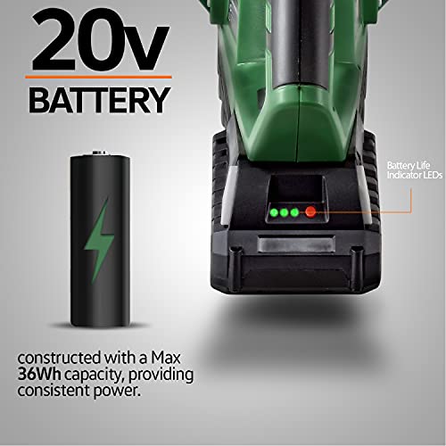 Apollosmart Hedge Trimmer 17-Inch Cordless Electric 20V 2Ah Lightweight Lawn And Garden Landscaping #TOP2