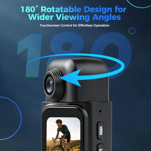 Image of 4K Mini Body Camera -64G Wearable POV Cam with Magnetic lanyard &Back Clip