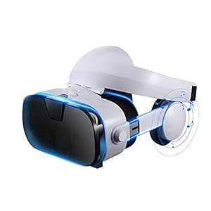 Z&HA VR Headset, 112 ° FOV Objektiv 3D-Brille Headset Helme VR Brille Für TV-Filme Videospiele Kompatibel Ios, Android Und Support 4,0-6,4 Zoll-Bildschirm