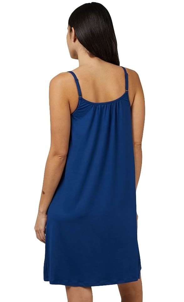Image of 32 Degrees Women's Cool Flowy Bra Dress | with Built-in Cups | Relaxed Fit | Adjustable Spaghetti Strap