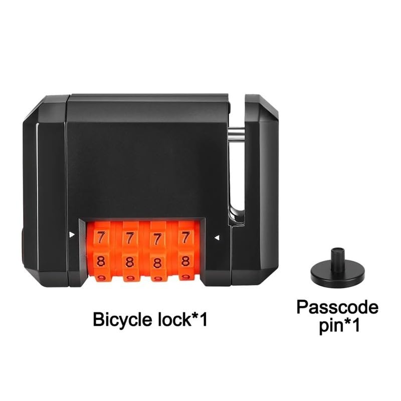 Coffre-fort antivol pour deux-roues sans clé avec code à 4 chiffres - 2