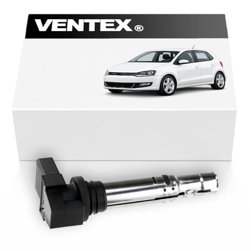 VENTEX® Ignition Coil Pack VXS1716 Compatible with VW Audi SEAT Skoda 1.2 1.4 1.6 A1 A3 Polo Golf Ibiza Fabia