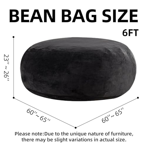 Bean Bag 4FT Adulte XXL Éponge Haute Résilience 乔帝