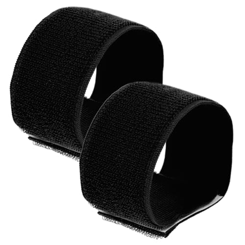 BESPORTBLE Multi-use Sticky Bands Yoga Training Foot Straps Yoga Foot Bands Fitness Accessory Yoga Ankle Straps Portable Practicing Foot Bands Black 50mm*300mm
