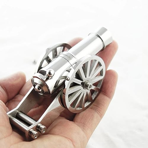 Zhou-long Mini-Napoleon-Kanonen-Modell, Metall-Nachbildung, Desktop-Dekoration und Sammlerstücke