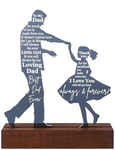 Dad Gifts from Daughter for Birthday Father's Day Christmas Valentine's Day Easter Present...