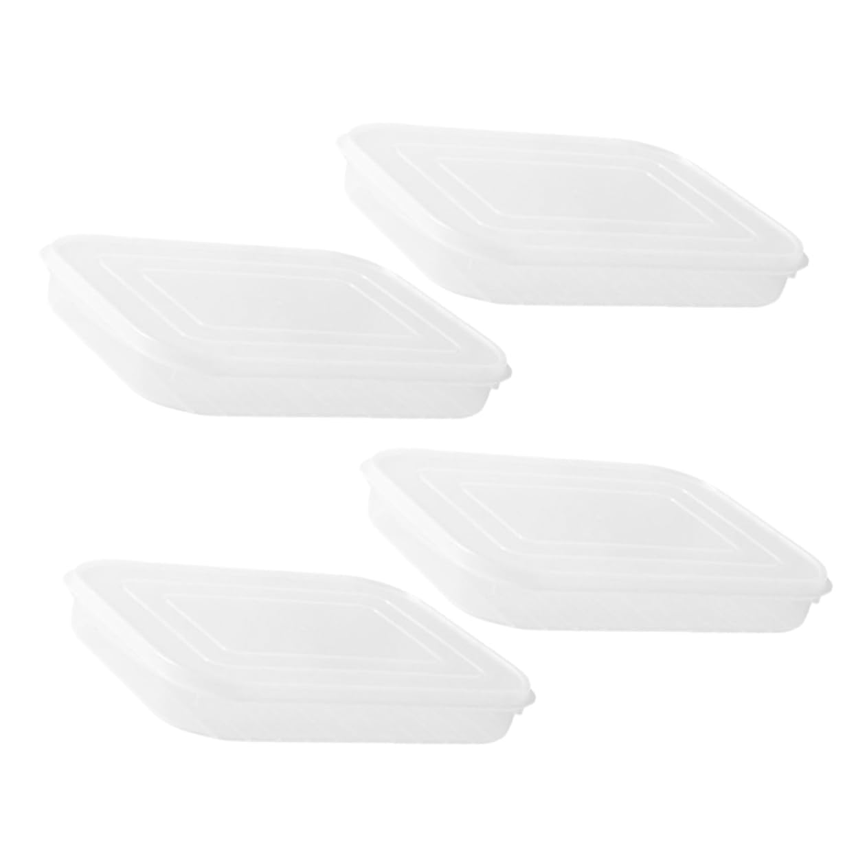 TOPBATHY 12 Pz più croccante custode di pancetta porta formaggi contenitore cucina contenitore ermetico conservazione del per pancetta caso chiaro plastica