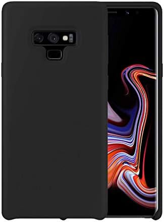 Liquid Silicone Phone Case for Samsung Galaxy Note 9 N960 N960U 6.4"/Shockproof/Gel Rubber/Cover Case Drop Protection Black