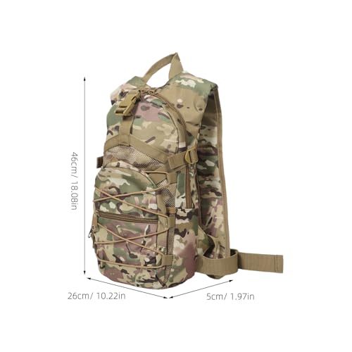 Mochila de senderismo Healifty estilo camuflaje multipropósito miniatura 2