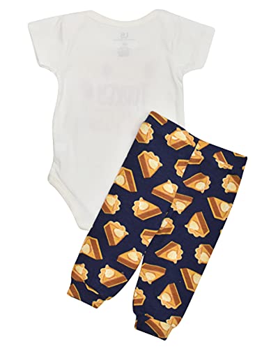 Image of Baby Boys Girls 2pc Outfit Set Short Sleeve Bodysuit with Pants