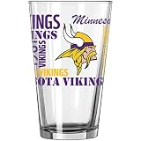 logobrands Minnesota Vikings Team Spirit Pint-Glas, 473 ml