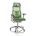 Produktbild hjh OFFICE Profi Bürostuhl DYNAFIT II G Netz ergonomischer Drehstuhl mit Flexibler Lordosenstütze, Grün, 652283