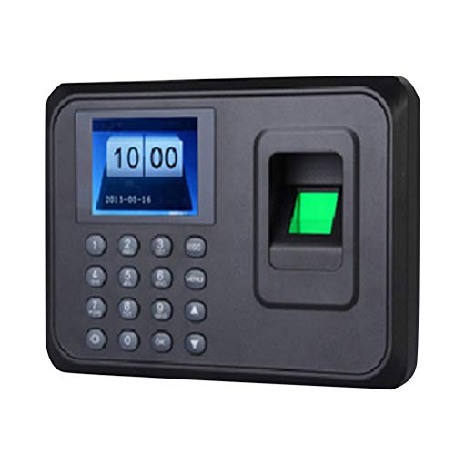 Vosarea huella digital contraseña hora reloj pantalla lcd máquina de asistencia de empleados lector de registro registrador de nómina para negocios