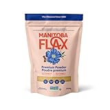 Premium Flaxseed Powder (NEW LOOK!) | Manitoba Flax by Manitoba Milling Co.| 454g | 3000 mg Omega-3, Fiber, Plant Protein | Vegan, Non-GMO, Gluten Free | Use in smoothies, oatmeal, yogurt, baked goods, dressings and sauces, and more