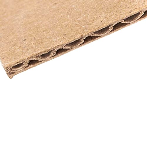 Image of Juvale Corrugated Cardboard Sheets - 6 x 9 in, 2 mm Thick, Brown, Pack of 50 - Book Binding Materials & Thin Cardboard Sheets for Crafts & Mailer Dividers & Backing Board