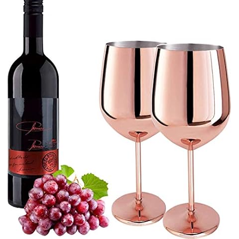 DLD Unbreakable Stainless Steel Wine Glasses Cover