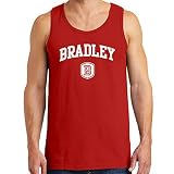 AL03 - Bradley University Braves Arch Logo Long Sleeve - Medium - Red