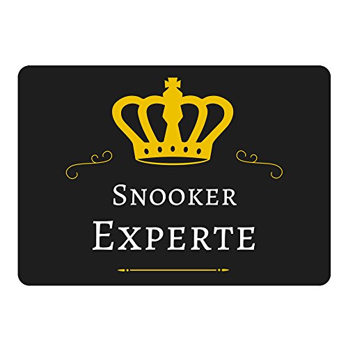 Preisvergleich Produktbild Mousepad Snooker Experte schwarz